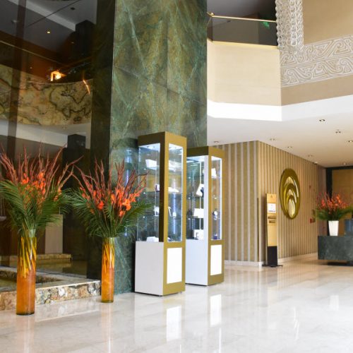 Lobby Hotel El Dorado Granito Verde Indiano