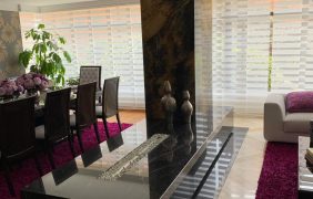 Chimenea Granito Arizona Green y Negro Marquina