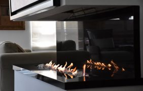 Chimenea Granito Negro Absoluto