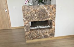 Chimenea Mármol Brown Forest