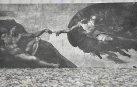 La Creación de Adán – Impresión Láser