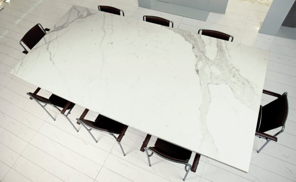 Mesa Porcelanato Statuario