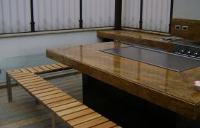 Mesón BBQ Mármol Royal Veta